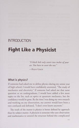 《Fight Like a Physicist: The Incredible Science Behind Martial Arts》書封